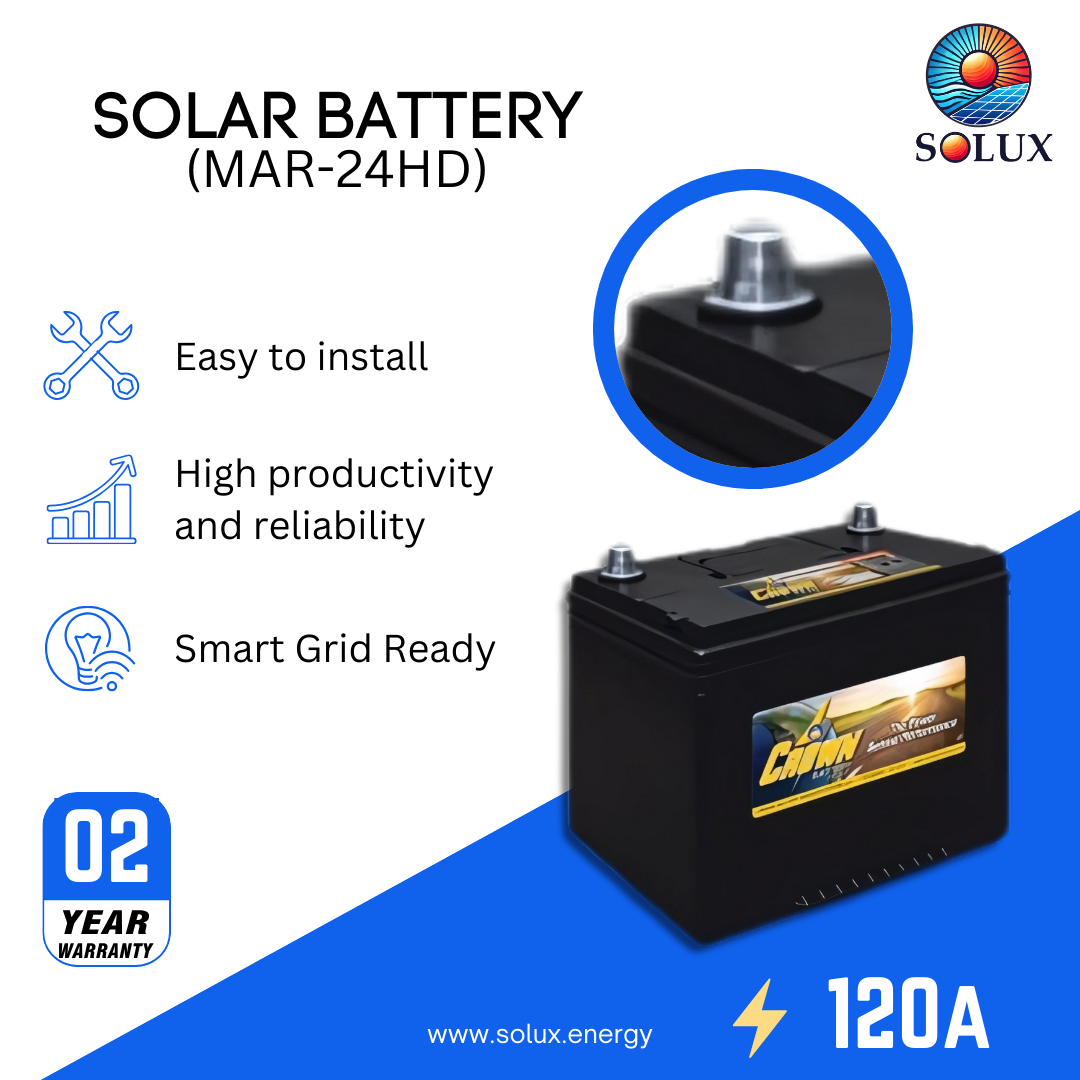 This is an image of Crown MAR-24HD 12 Volt Marine Battery Product XD Series